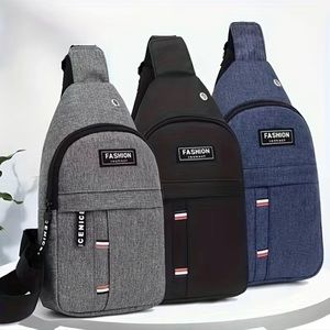 Men's Casual waterproof Outdoor Chest  Small Messenger Bag